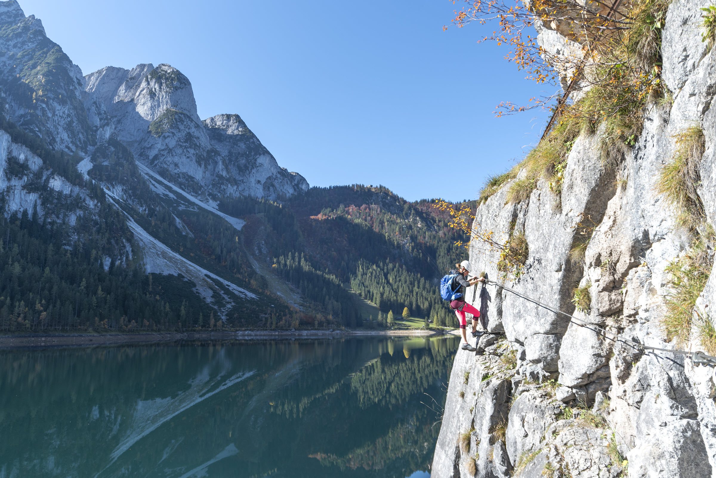 Klettern in Gosau am Gosausee