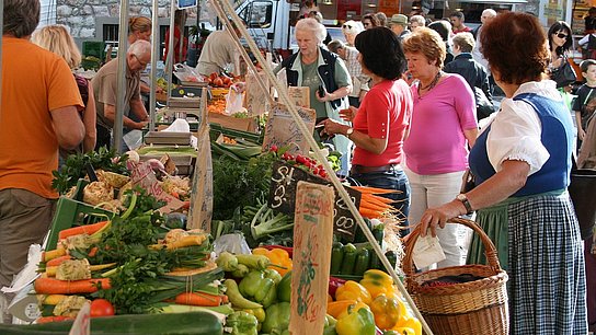 Wochenmarkt in Bad Ischl