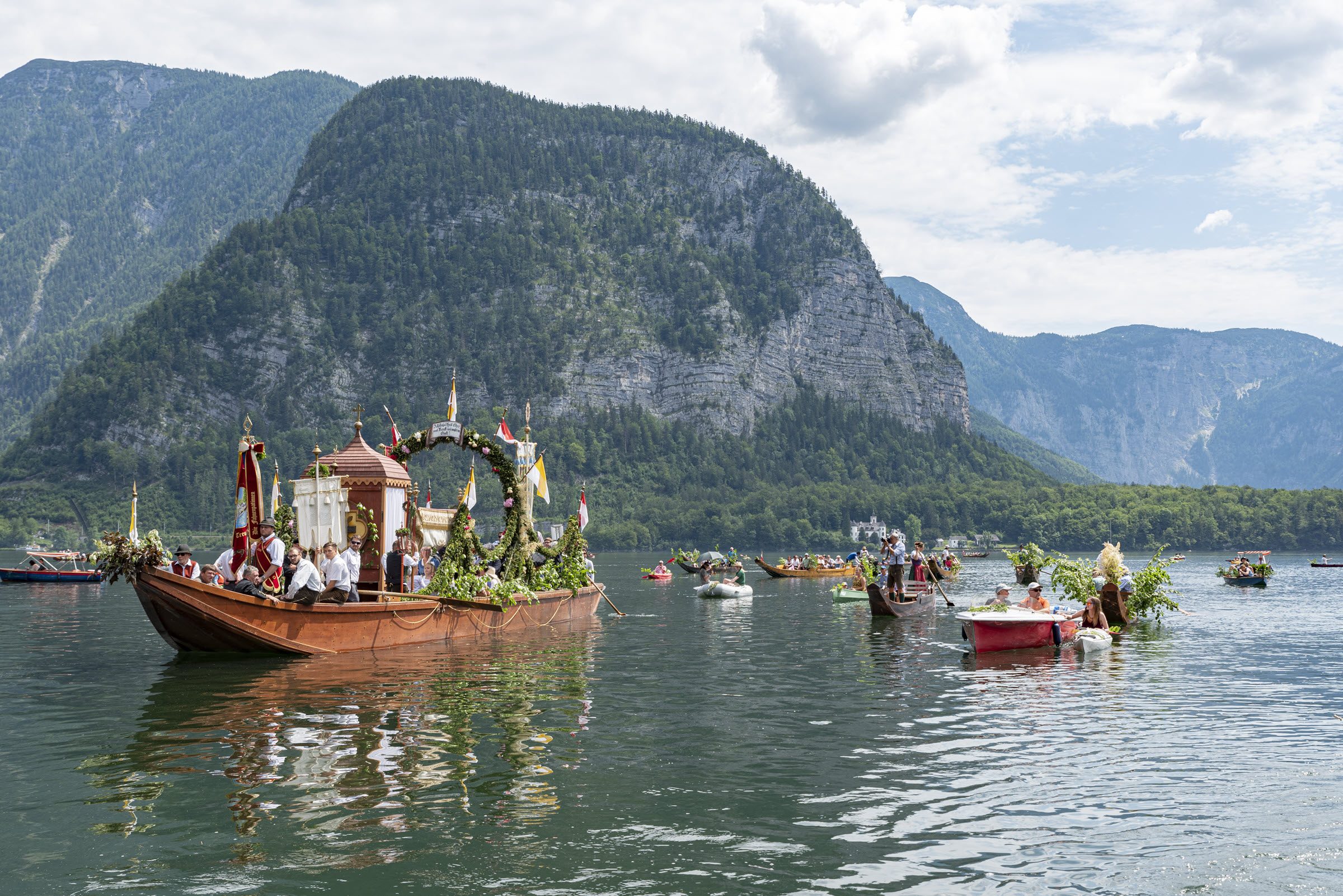 Fronleichnamsprozession in Hallstatt