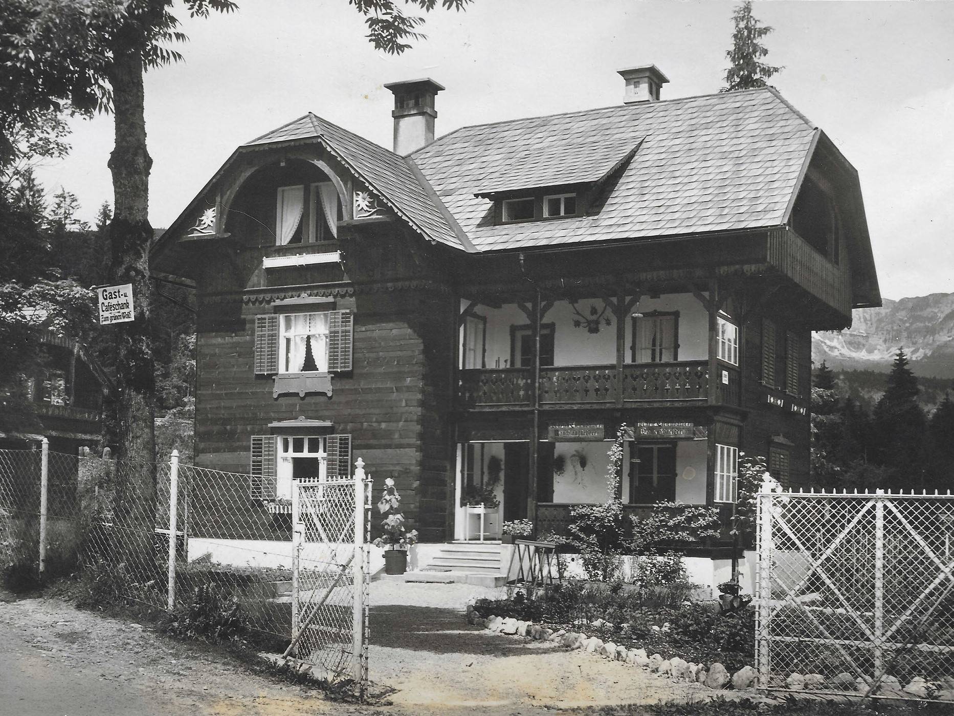 Haus Edelweiß dříve